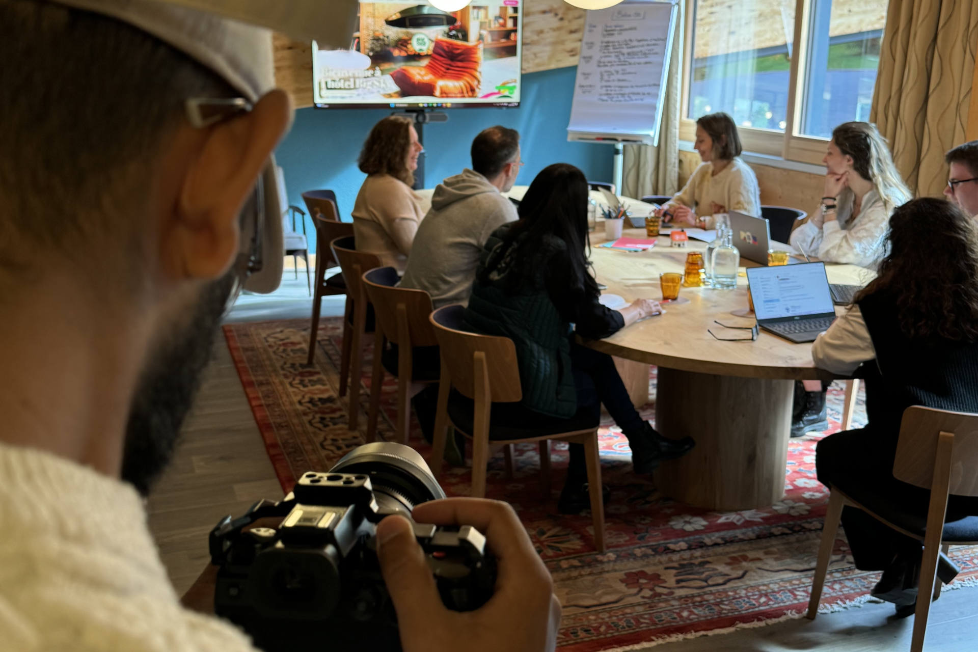 A travers l'objectif