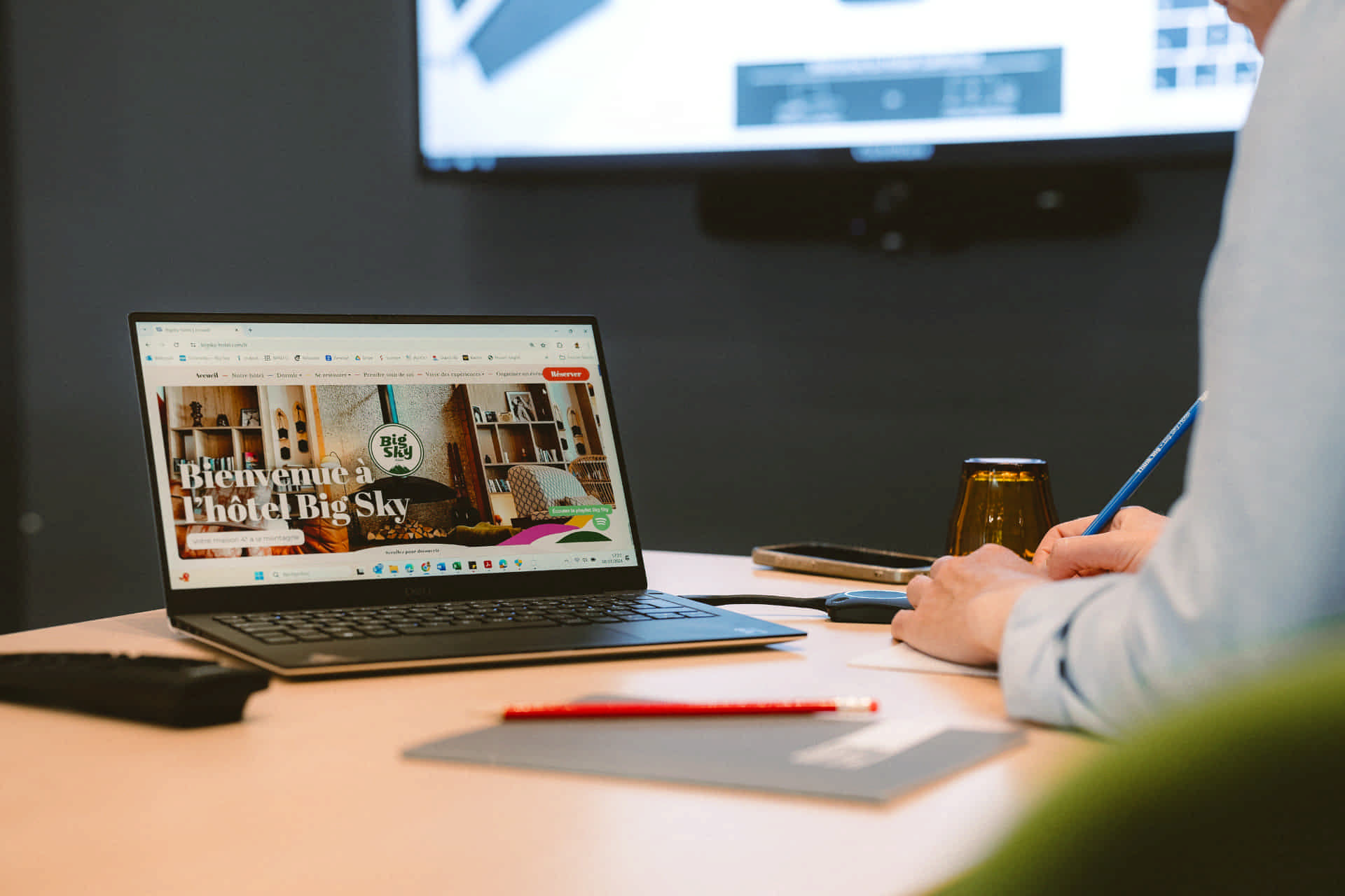 Un séminaire à Chamonix avec vue sur les montagnes