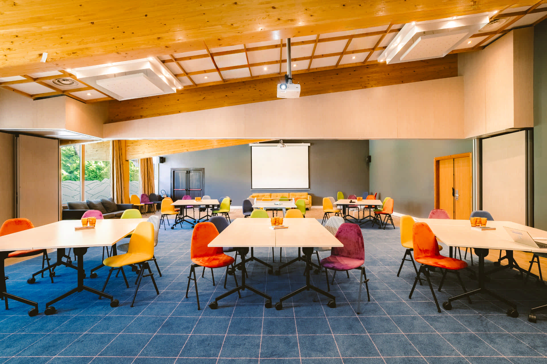Un séminaire à Chamonix avec vue sur les montagnes